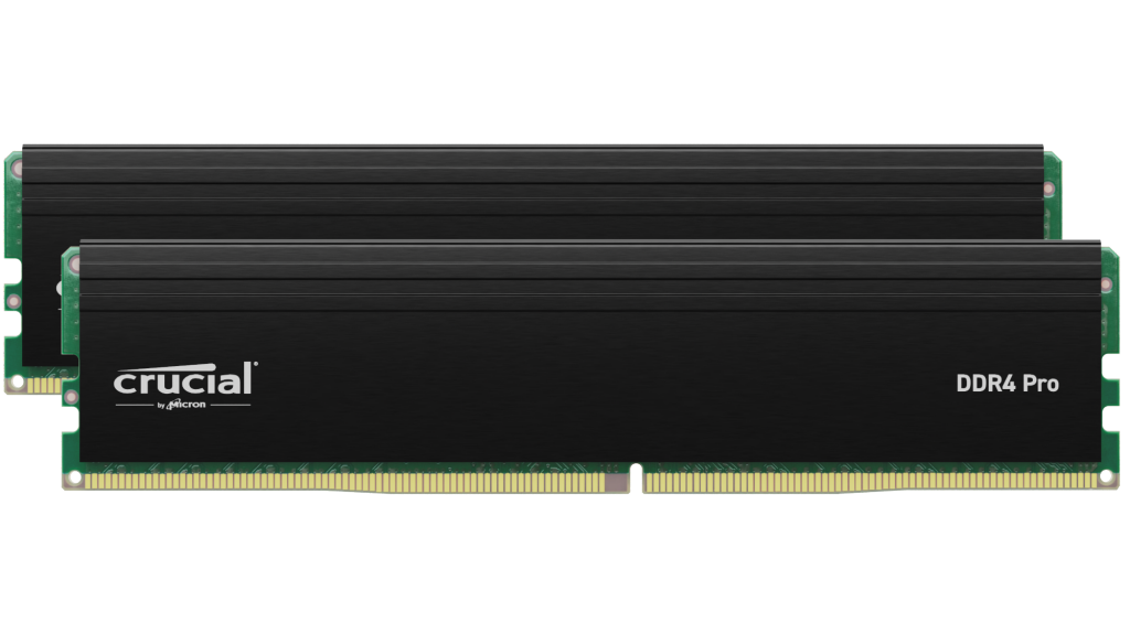 Crucial Pro Kit DDR4-3200 UDIMM Memory RAM Crucial Pro Kit DDR4-3200 UDIMM Memory RAM